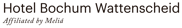 Hotel Bochum Wattenscheid Logo - Sponsor der TV Wattenscheid 01