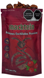 Arándanos enchilados proteicos de snacktein