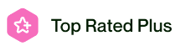 Upwork Top Rated Plus badge