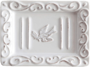 Pre de Provence with a White-Washed Terracotta Finish Soap Dish