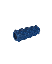 Donker blauw RumbleRoller Gestructureerde foam roller