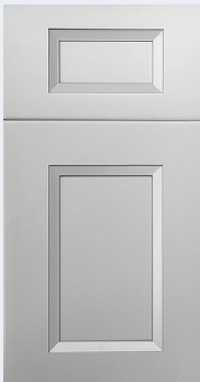 a kitchen cabinet door with a white door and a white door