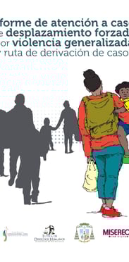 a poster with a woman holding a child in her arms