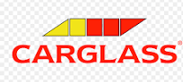 a car glass logo with the word car glass