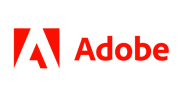 "Adobe logo – creative software leader known for Photoshop, Illustrator, Premiere Pro, and Acrobat"