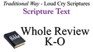 K-O Scripture Text Whole Review