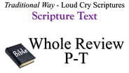 P-T Scripture Text Whole Review