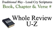 U-Z Book, Chapter & Verse # Whole Review