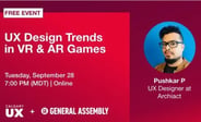 UX Design Trends in VR & AR Games banner