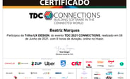 TDC Connection UX trail certificate