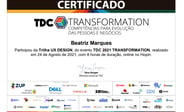 TDC Transformation UX trail certificate