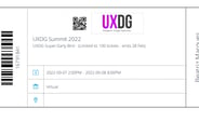 UXDG ticket