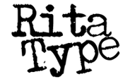Logotipo de Rita Type Estudio de Diseño Gráfico