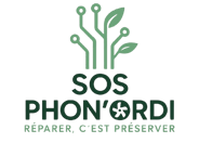 Logo SOS PHON’ORDI – Réparation électronique de smartphones, ordinateurs, consoles et PC gamer
