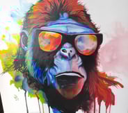 Original Gorilla in Pop Art