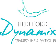 Hereford Dynamix trampoline and dmt club logo