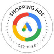 Google shopping ad certification for Bjerke Media