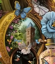a painting of Alice in wonderland, fantasy, htcreation exclusive
