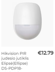 Hikvision PIR judesio jutiklis Elipsė(ellipse) Ds-PDP18 (PET)