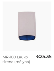 MR-100 lauko sirena