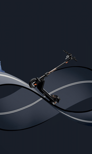a pair of scissors and a pair of scissors on a black background