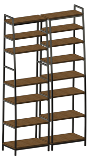 Plan 3D bibliothèque