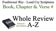A-Z Book, Chapter & Verse # Whole Review
