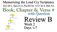Review B (Days 1-7) with Q