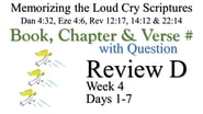 Review D (Days 1-7) with Q