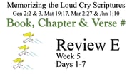 Review E (Days 1-7)