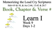 Learn I (Days 1-2)