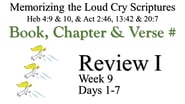Review I (Days 1-7)