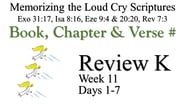 Review K (Days 1-7)