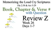 Review Z (Days 1-7) with Q