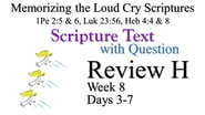 Review H (Days 3-7) with Q