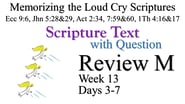 Review M (Days 3-7) with Q