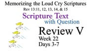 Review V (Days 3-7) with Q