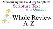 A-Z Scripture Text Whole Review with Question