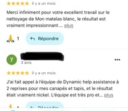 Nettoyage canapé