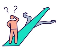 A person making a decision