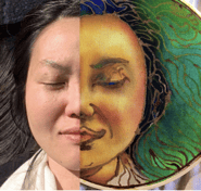 Batik Guild, Self Portrait, Batik Artist, Shuen-Li Spirit