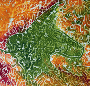 NABK, Jaarboek Kunstenaars, Nederland, Kunstweek. Batik Painting