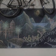 Ardoise murale accueil hostel Zipaquira