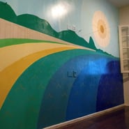 Fresque dortoir hostel Rio de Janeiro