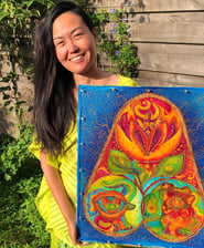 Batik Artist, Shuen Li Spirit, Art for the Gentle Spirit, Netherlands, Batik Artwork