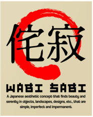 image describes Japanese concept wabi sabi