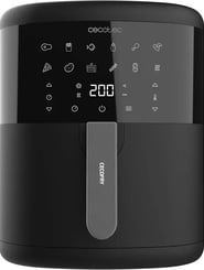 Cecofry Full Inox Negro 5500 Pro Freidora sin Aceite de 5,5 L de Aire Caliente 