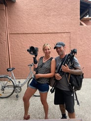 L'équipe Les Productions du Clap en tournage