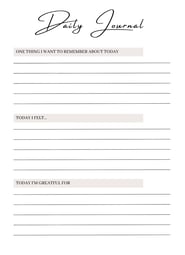 Free Printable Journal Sheets | Customizable Journaling Templates | Vibrant Studio Art