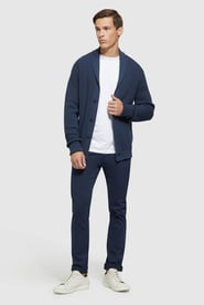 regular tee with cardigan